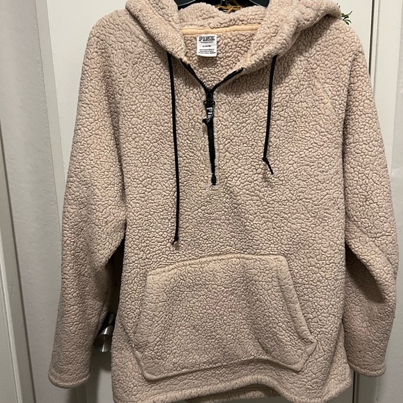 Sherpa Hoodie PINK - Picture 1 of 3